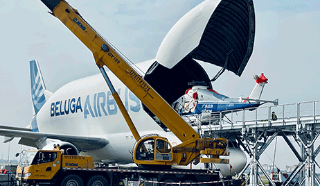 鵬通供應鏈成功代理，空客“大白鯨”攜H175直升機飛抵深圳！